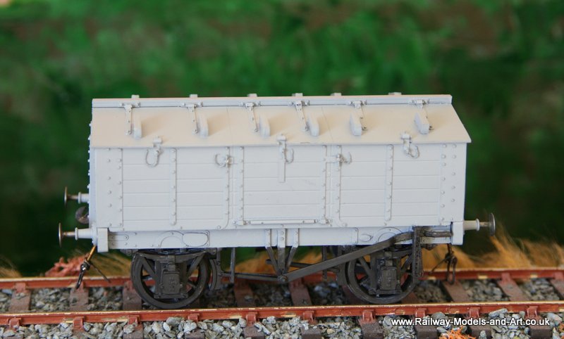 Midland-WD Locker wagon - painted and ready for transfers.