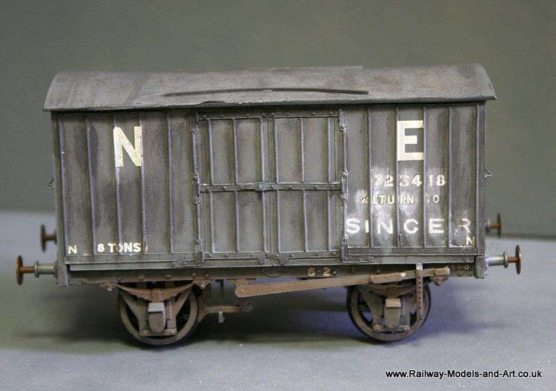 NBR-LNER 8 Ton Jubilee Vans - weathered