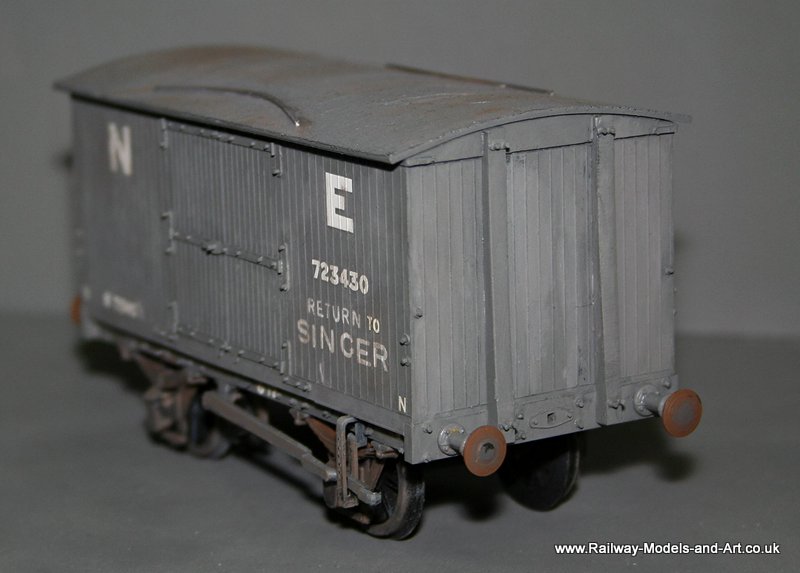 NBR-LNER 8 Ton Jubilee Vans - weathered